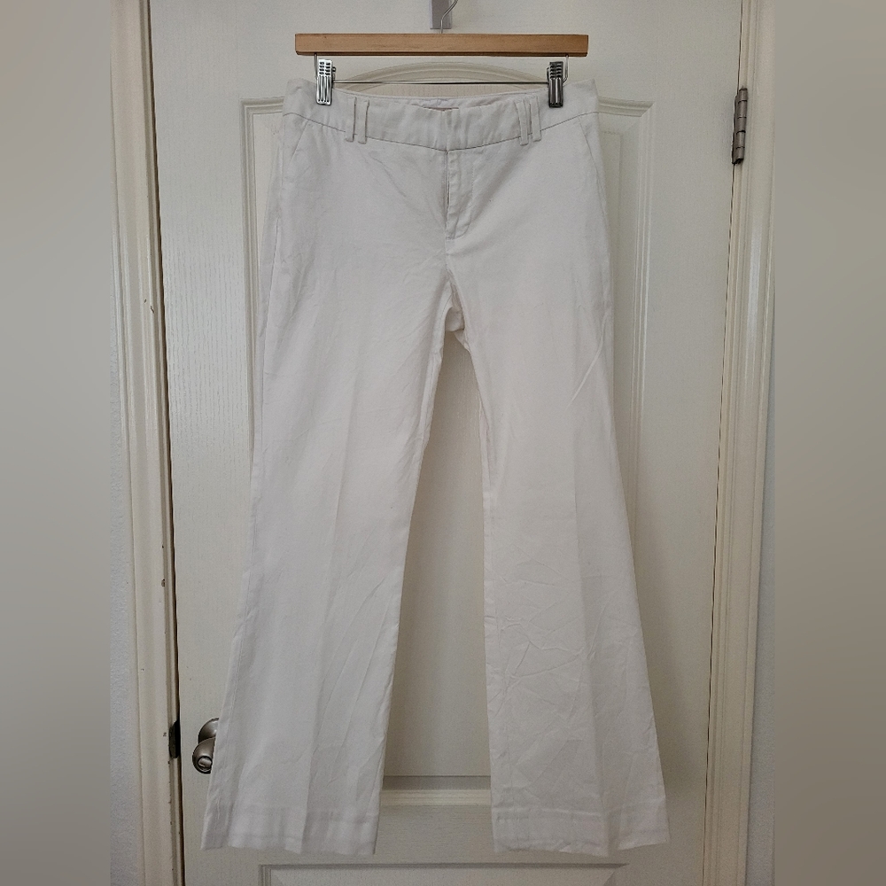 Banana Republic white pants